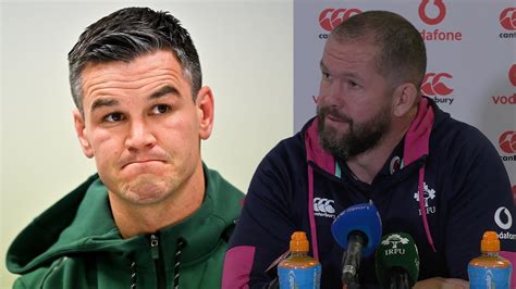 Andy Farrell Explains Team Decisions As Johnny Sexton Starts Again