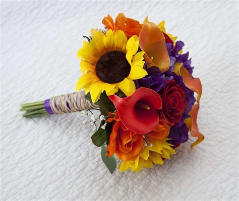 Bouquet Da Sposa Con I Girasoli