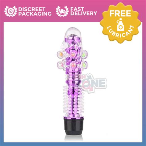 Funzone G Spot Beaded Jelly Massager Dildo Vibrator Sex Toy For Women