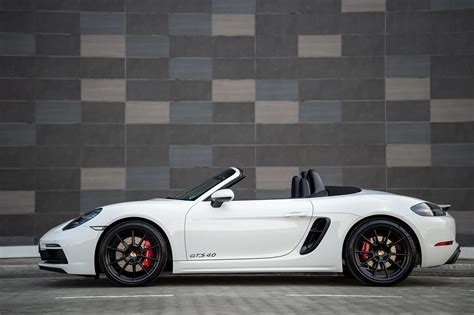 Rent Porsche Boxster Gts White In Dubai Convertible Octane Luxury