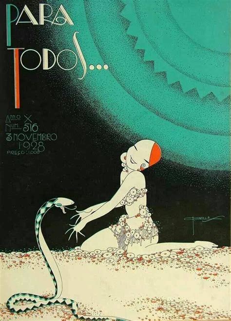 Jcarlos Para Todos Magazine November 1928 Art Cover Art Deco