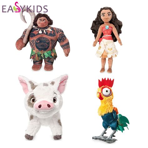 New Movie Moana Very Lovely Princess Moana Maui Heihei Pua Plush