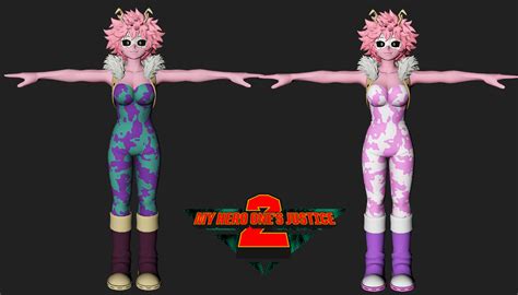 Mha One S Justice Mina Ashido D Model By Misakimodding On Deviantart