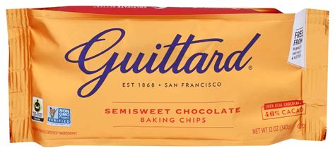 Buy Guittard Baking Chips Semi Sweet Chocolate 12 Oz Online At