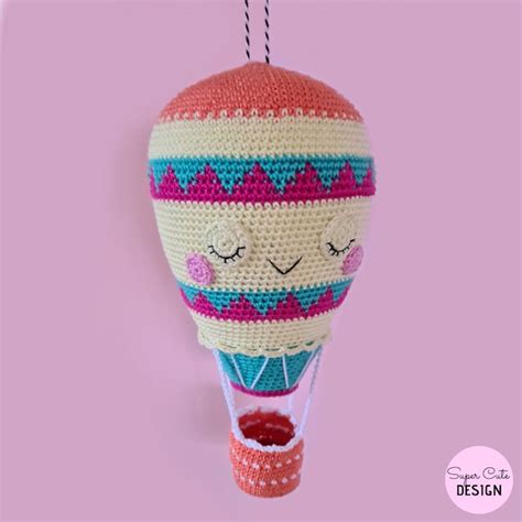 Hot Air Balloon Pdf Pattern Crochet Amigurumi Etsy Ireland