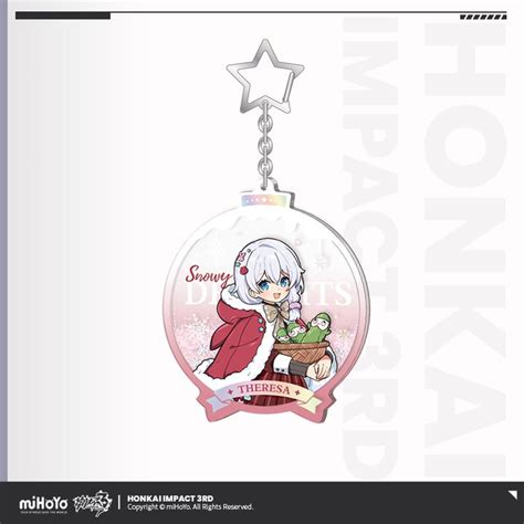 Theresa Apocalypse Winter Snow Fun Series Acrylic Key Chain Cm