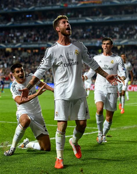 Sergio Ramos In Action During The Uefa Champions League Final Match 339