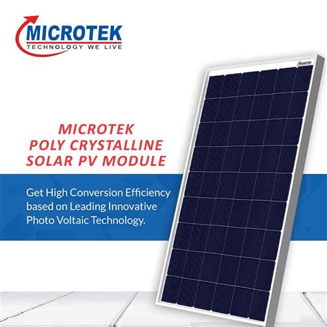 Mono PERC 165 W Microtek Solar Panel 12V At Rs 14990 Piece In