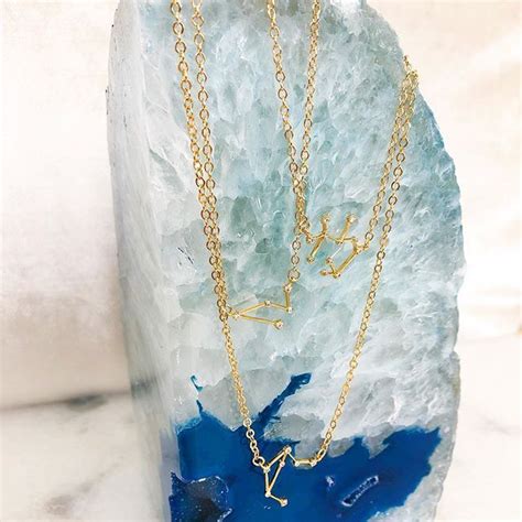 Constellation Necklaces Delicate Zodiac Jewelry