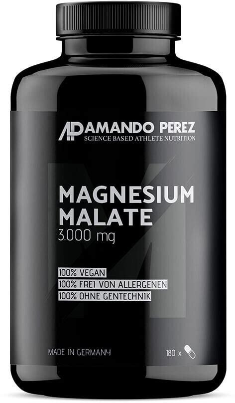 Vitabay Magnesium Malate 1000 Mg Vegan Tabletten 180 Stk Ab 17 13 € Preisvergleich Bei