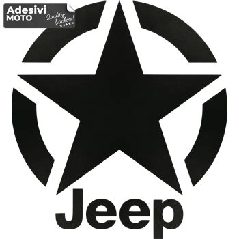 Adesivo Stella Jeep Cofano Sportelli Fiancate Adesivi Moto