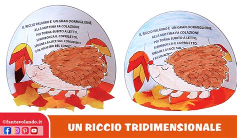 Lavoretti Per L Autunno Il Riccio Tridimensionale Fantavolando