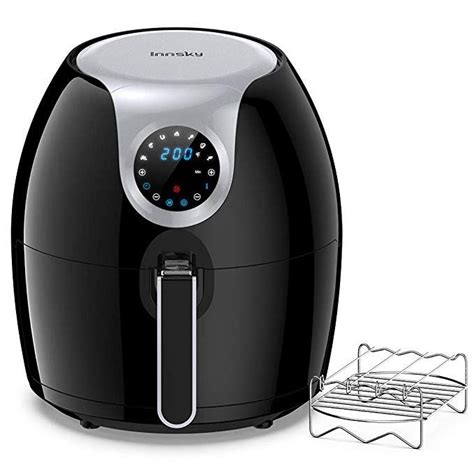 Innsky 6 3 Qt Air Fryer 32 Main Recipes Andgrilling Rack Included