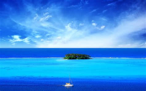 Blue Sky and Sea Wallpapers - Top Free Blue Sky and Sea Backgrounds - WallpaperAccess