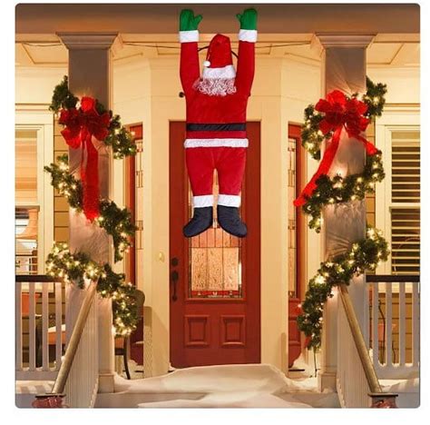 Elegant Choise Large 3 6ft Santa Claus Hanging Climbing Christmas Decor