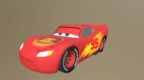 Cars Driven To Win Road Trip Lightning Mcqueen D Model By