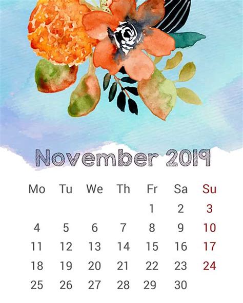 Printable Mini Calendar for 2016 Free to Download and Print