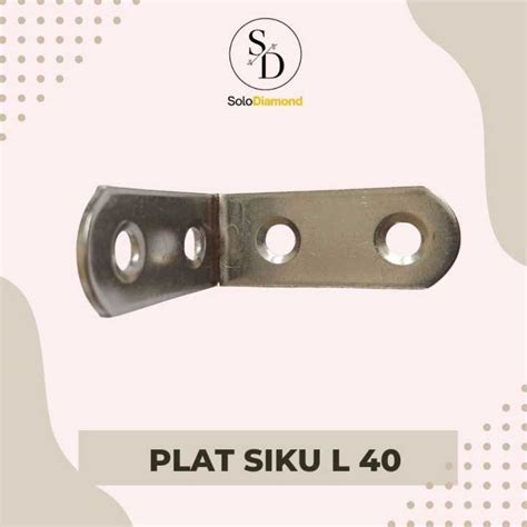 Plat Siku L 40 X 40 X 2 Siku Penyangga Rak Stainless ORIGINAL SIKU