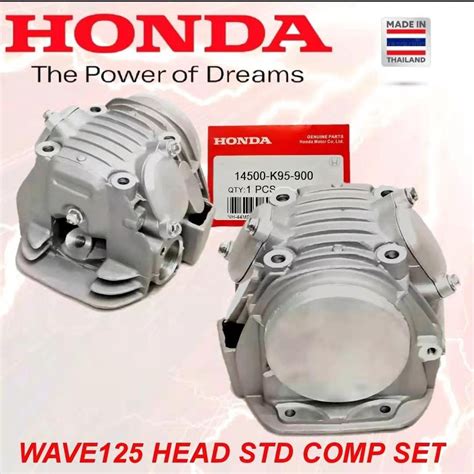 WAVE125 WAVE125X WAVE125S HONDA STANDARD STD CYLINDER HEAD COMPLETE SET