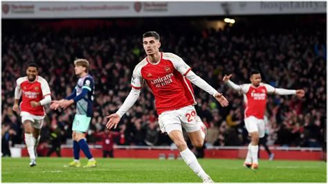 Arsenal Kavi Havertzs Late Winner Against Brentford Sends Arsenal To