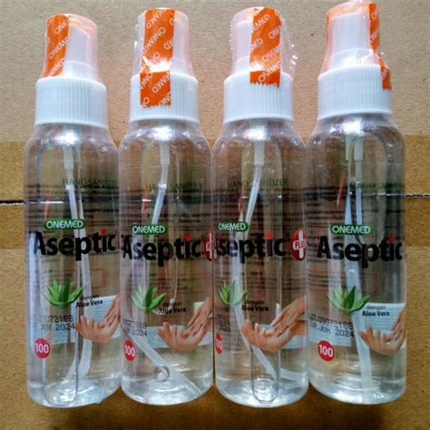 Jual Aseptic Plus Hand Sanitizer Spray Onemed 100 Ml Shopee Indonesia