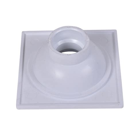 Oatey 1-1/2-in PVC Square White Bell Trap Drain in the Shower Drains ...