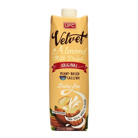 Ufc Velvet Original Almond Uht Milk Drink Original Unsweetened 1