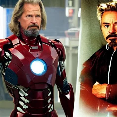 Jeff Bridges As Stane From Iron Man Trying To Insult Stable Diffusion