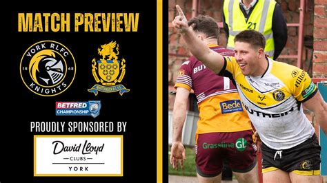 York Knights v Whitehaven RLFC - Match Preview