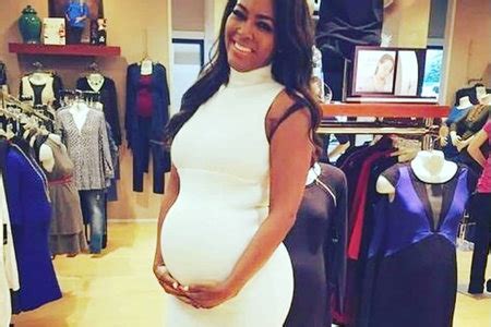 Kenya Moore Shows Off Her Growing Baby Bump See Pic Here