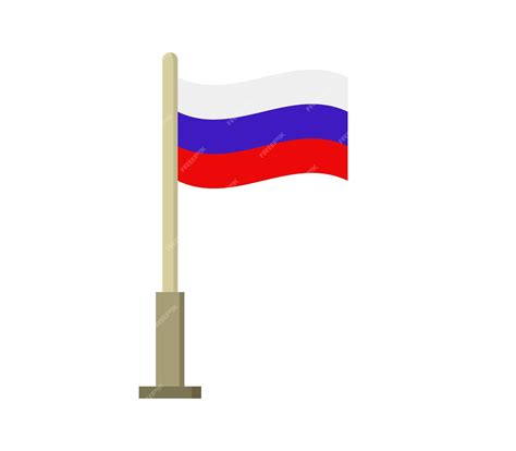 Premium Vector | Russian flag