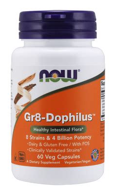 Now Foods GR8 DOPHILUS 60 Veg Capsules Healthy Intestinal Flora EBay