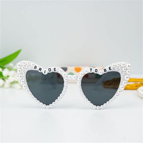 Personalized Bride To Be Sunglassesbachelorette Sunglassesbride Heart Sunglassesbridal Shower