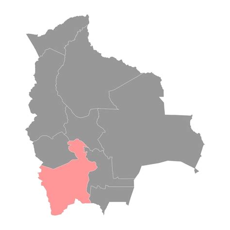 Le D Partement De Potosi Carte De La Division Administrative De La