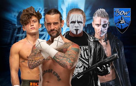 Cm Punk Sting Darby Allin E Hook Vincono A Fyter Fest