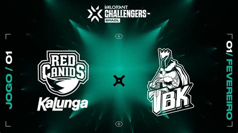 RED Canids Kalunga X TBK Mapa 1 Icebox VALORANT Challengers Brazil