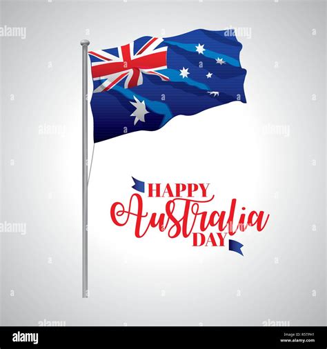 Australia day flag hi-res stock photography and images - Alamy