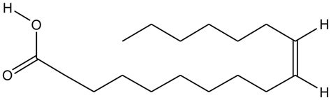 Palmitoleic Acid Structure