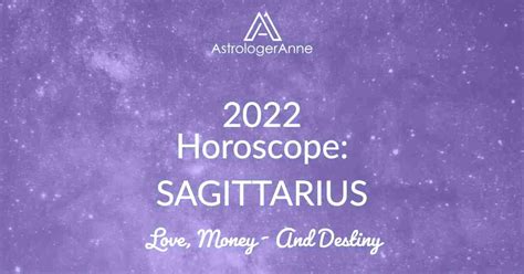 Horoscope Sagittarius Predictions Astrologeranne