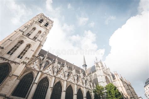 Catedral De Bruselas O Saint Michel Y Catedral De Gudula En Bruselas B