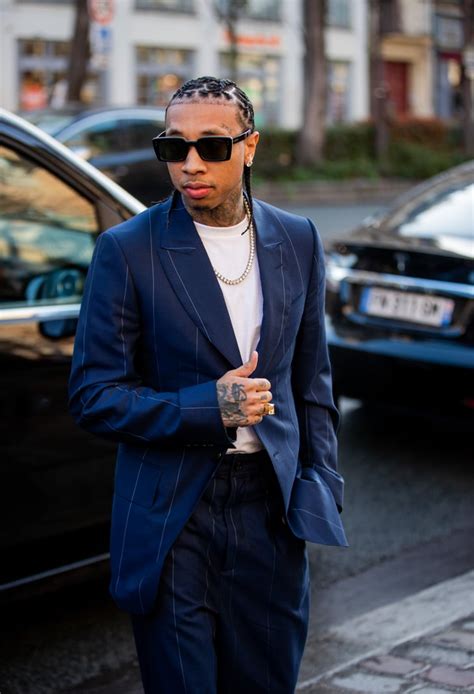 Tyga At The Lanvin Fall 2020 Show The Best Celebrity Style At Fashion