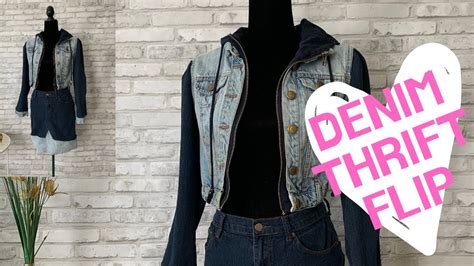 Easy Denim Jacket And Jeans Thrift Flip Upcycle Thrift Flip Clothes