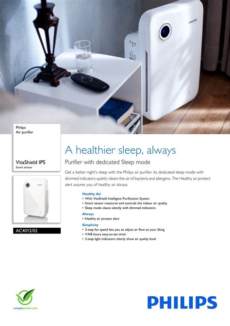 Ac4012 02 Philips Air Purifier Manualzz