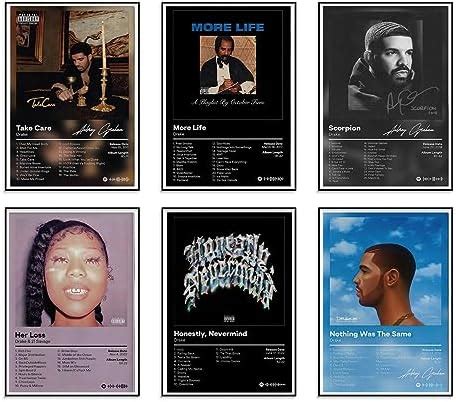 Manrule Drake Poster Set Of Album Cover Posters By Inch Music