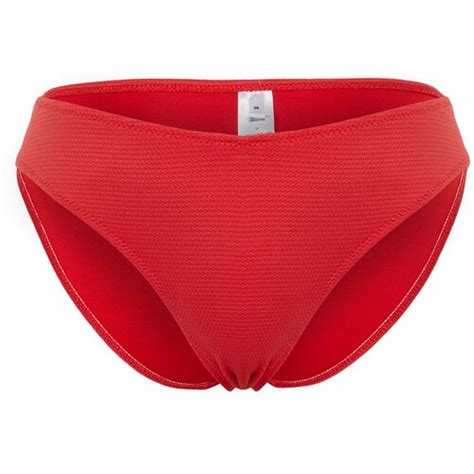 Trendyol Red Textured Bikini Bottoms EPonuda