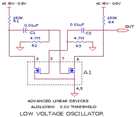 Very Low Voltage Oscillator Circuit Signal Processing Circuit