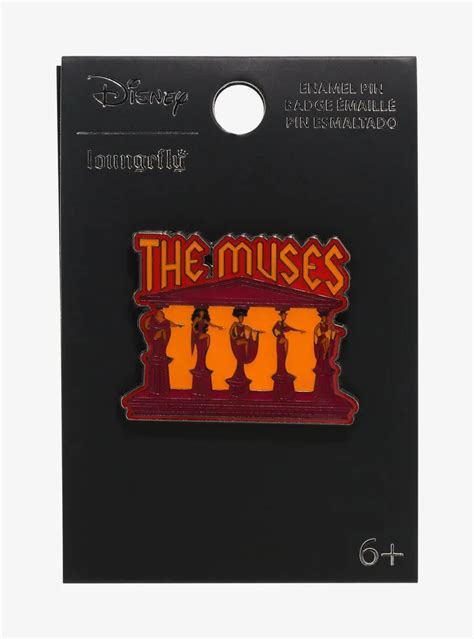 Boxlunch Loungefly Disney Hercules The Muses Group Portrait Enamel Pin