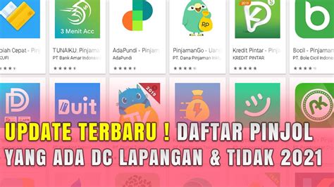 Daftar Pinjol Yang Ada Dc Lapangan Tidak Di Youtube