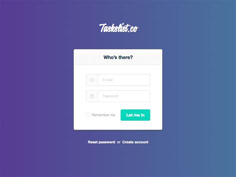 Login Form By Kristaps Elsins On Dribbble