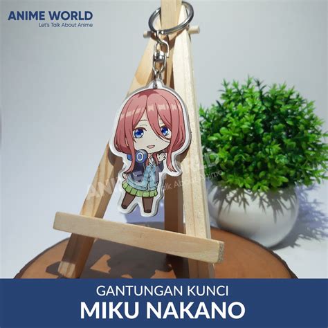 Jual Gantungan Kunci Anime Miku Nakano Keychain Miku Nakano